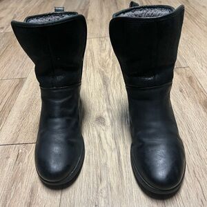 Black Leather Boots